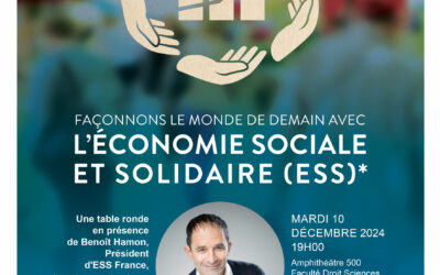 Table ronde « Façonnons le monde de demain avec l’ESS »- en présence de Benoit Hamon