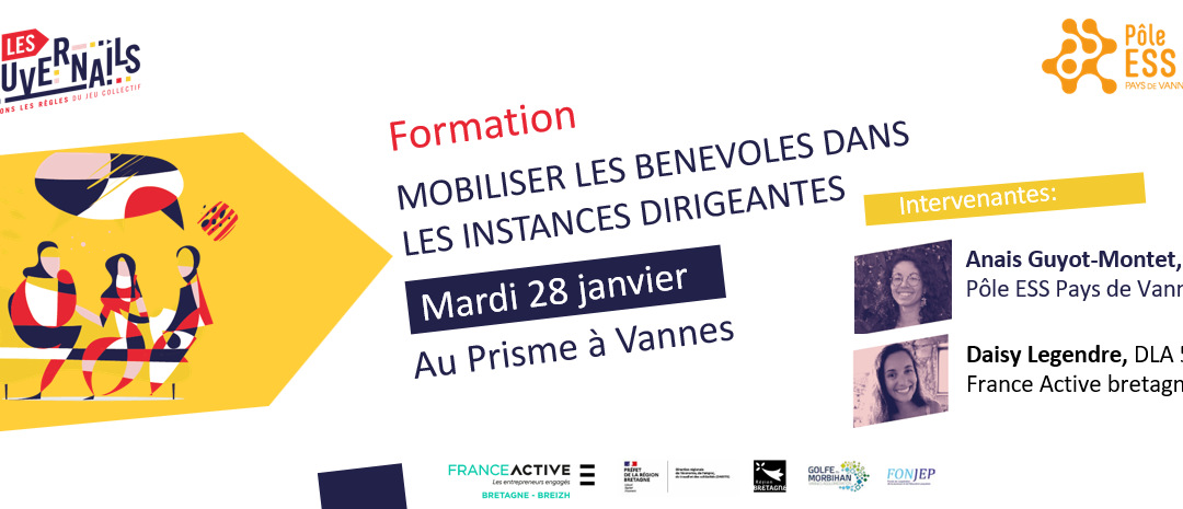 Formation mobiliser les bénévoles dans les instances dirigeantes